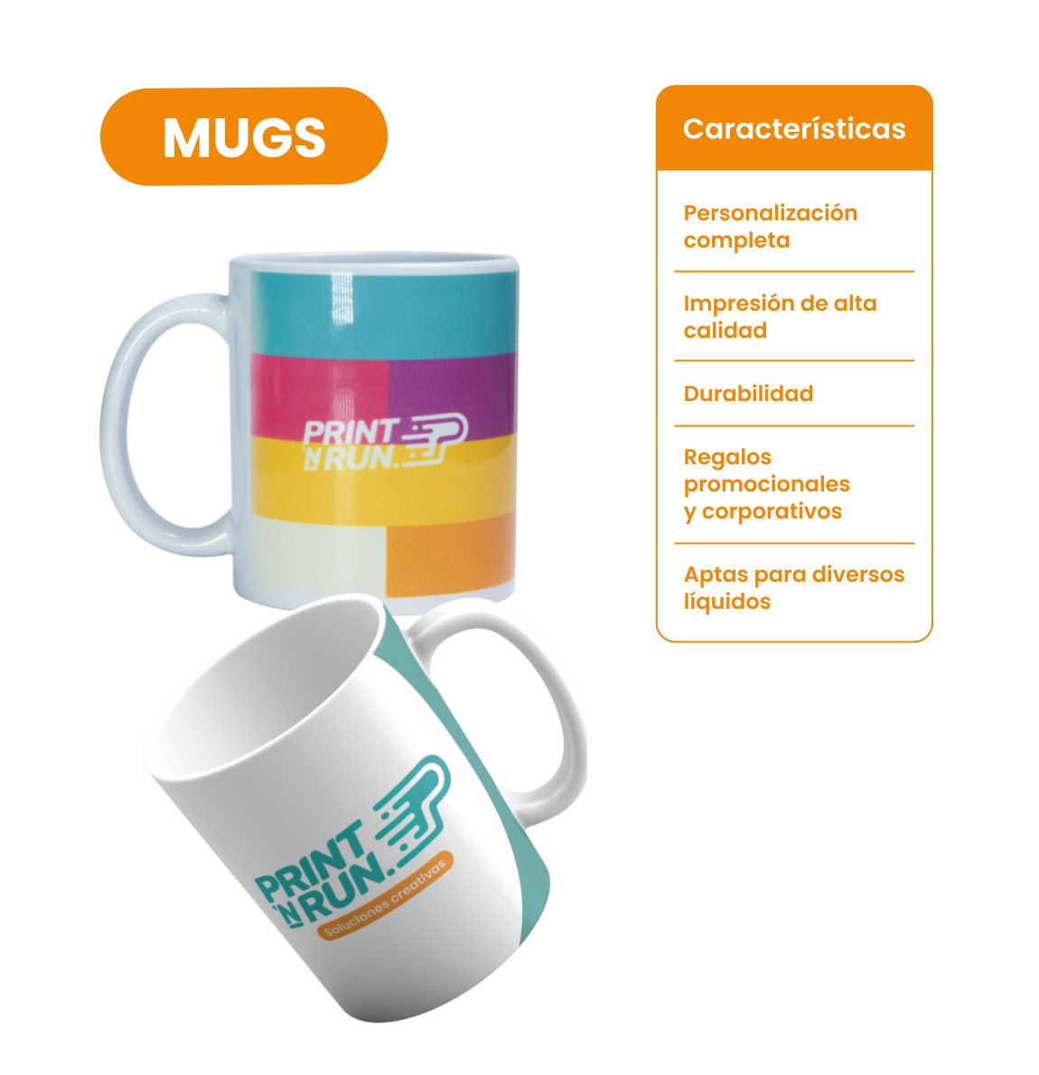Mugs personalizados