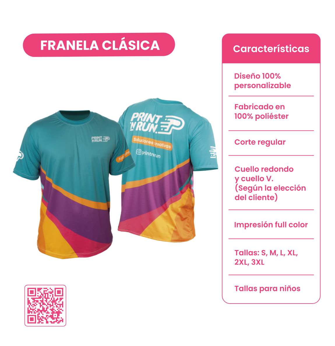 Franela clásica personalizada
