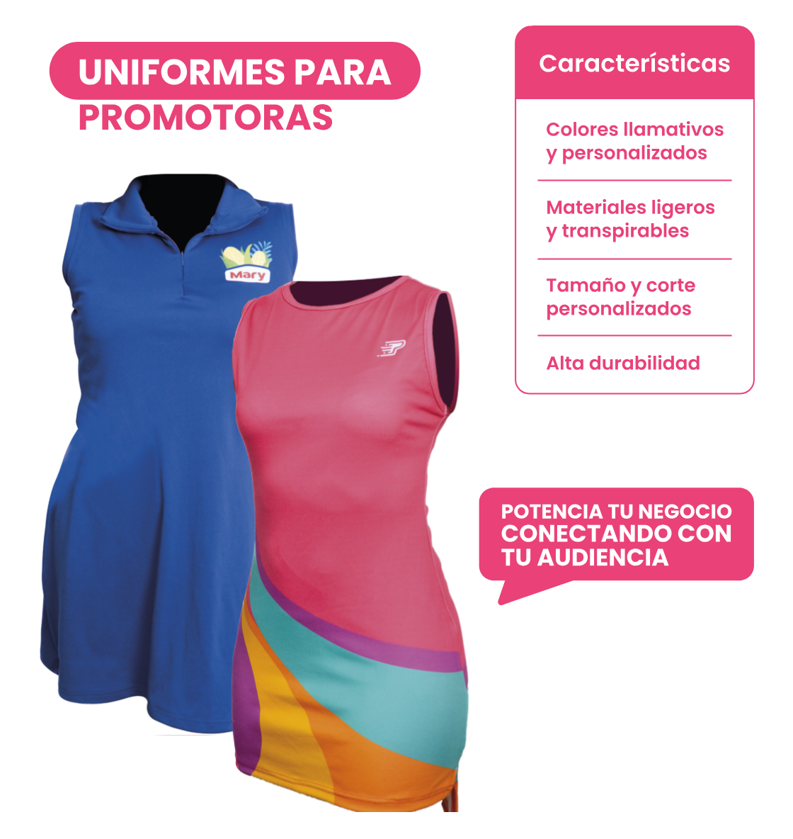 Uniformes para promotoras