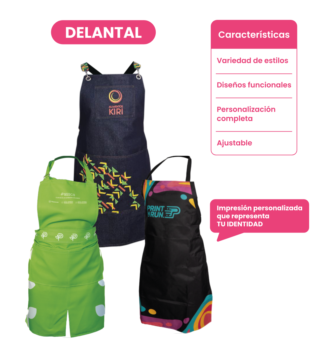 Delantales personalizados